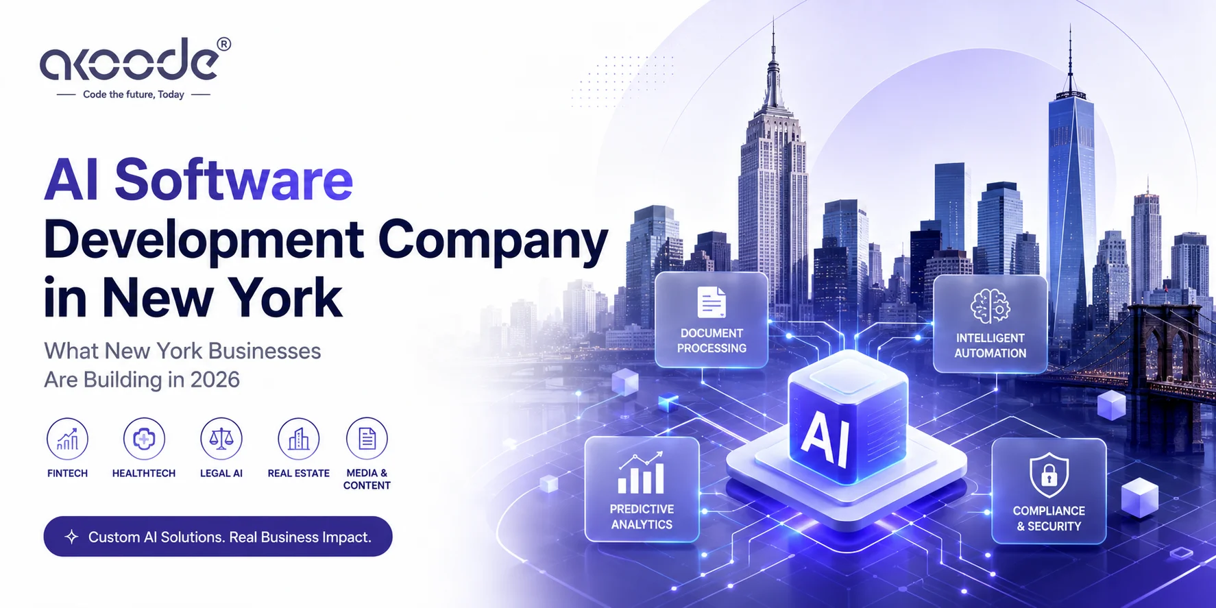 AI Software Development Company in New York: What NY Businesses Are Building in 2026