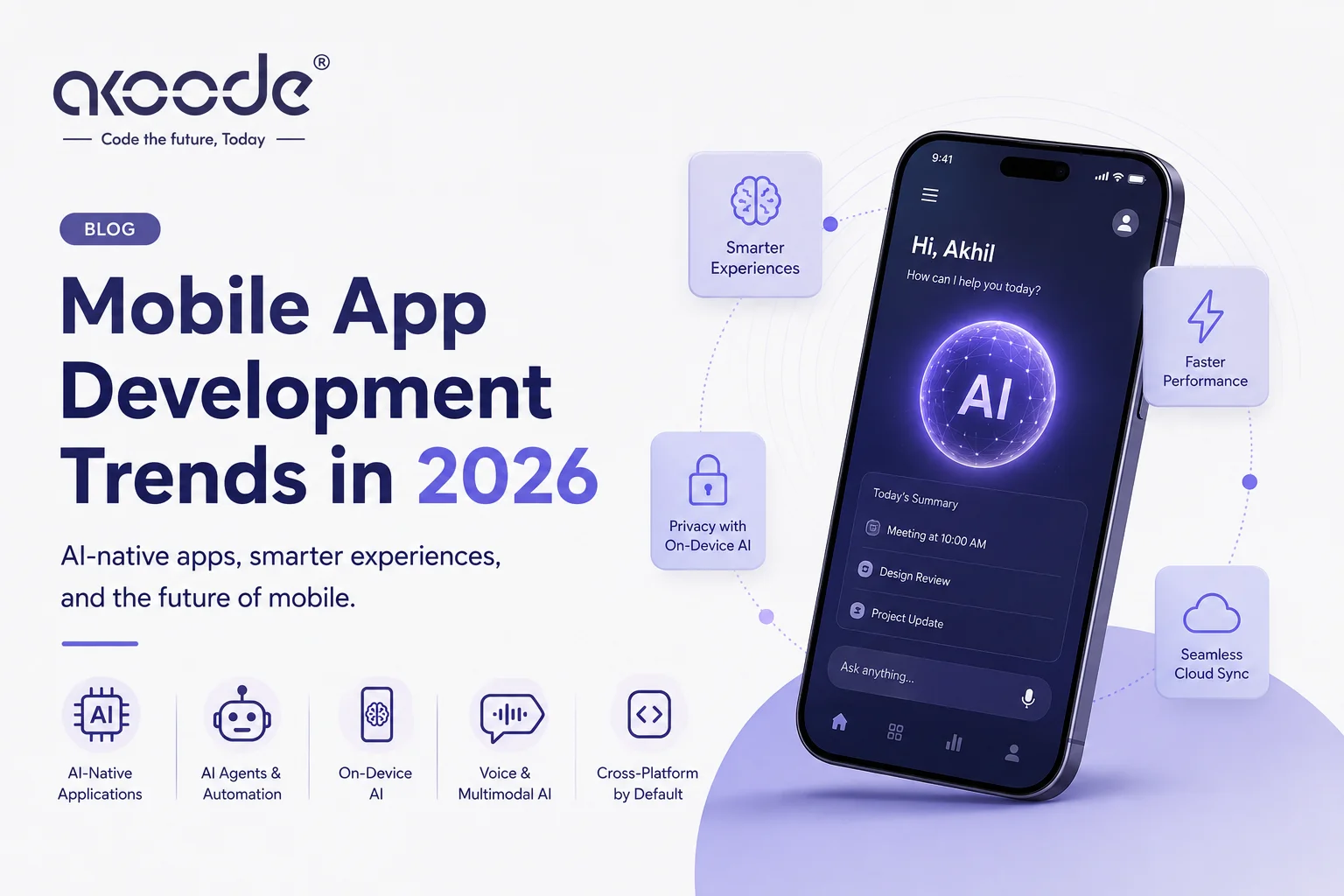 Mobile App Development Trends in 2026: AI, Emerging Technologies & the Future