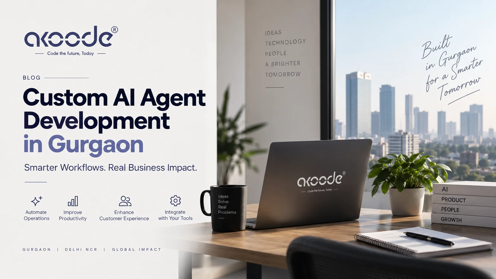 Custom AI Agent Development in Gurgaon: Build Intelligent AI Agents for Your Business