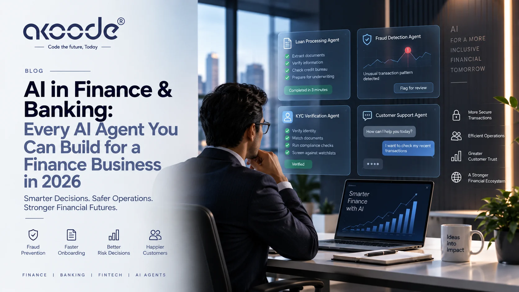 AI in Finance & Banking: Every AI Agent You Can Build for a Finance Business in 2026