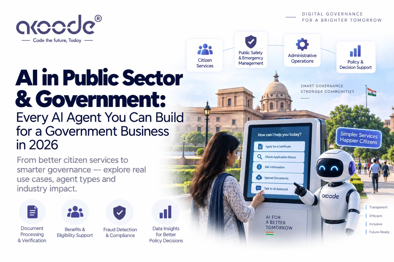 AI in Public Sector & Government: Every AI Agent You Can Build for a Government Business in 2026