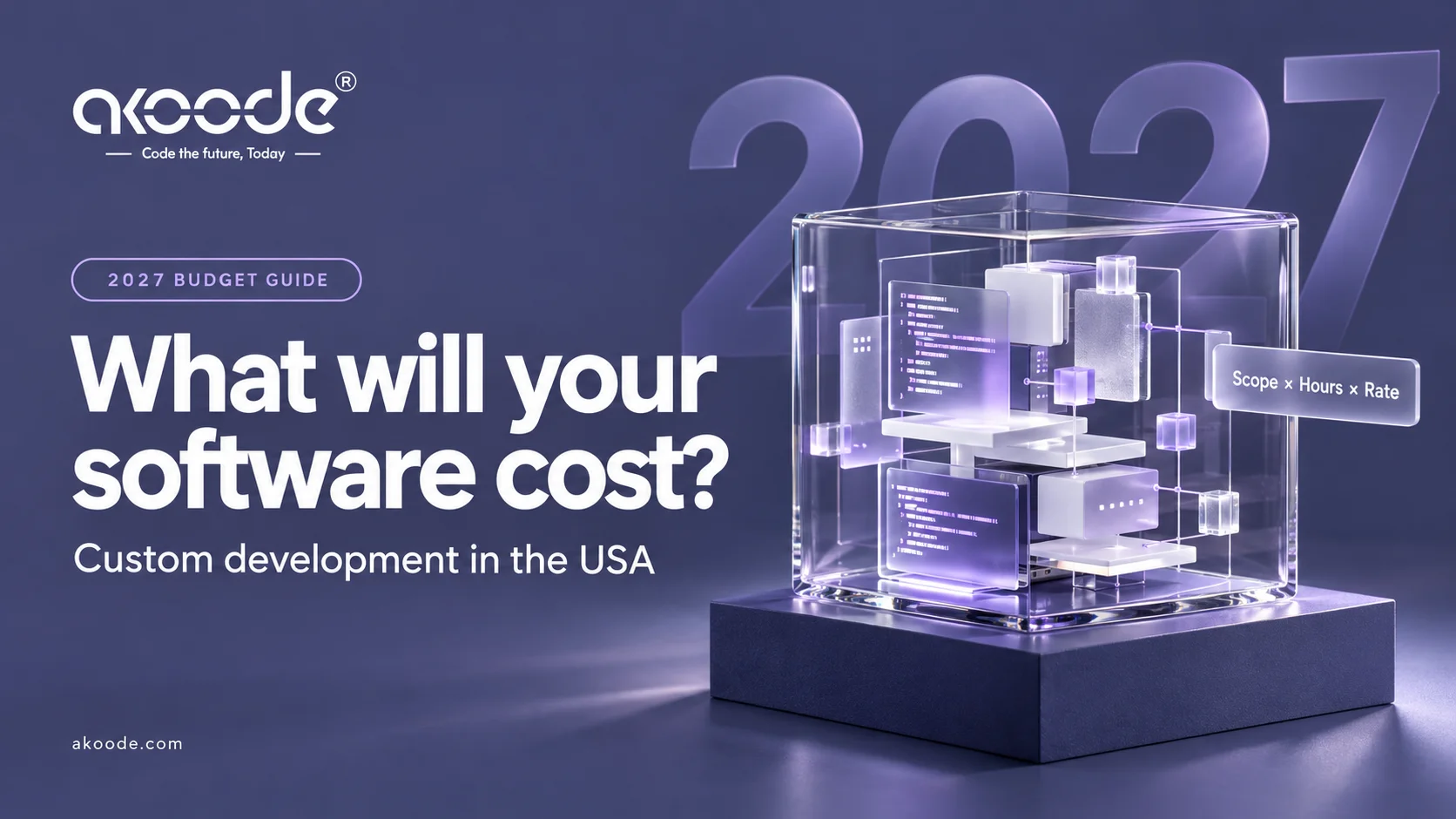 Custom Software Development Cost in the USA: What You'll Pay in 2027