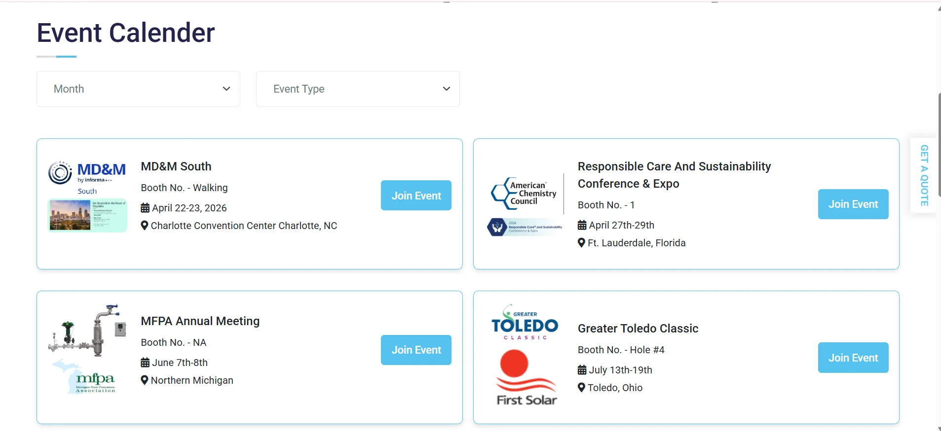 Integrated Services and Repair Section With Equipment Rental Listings