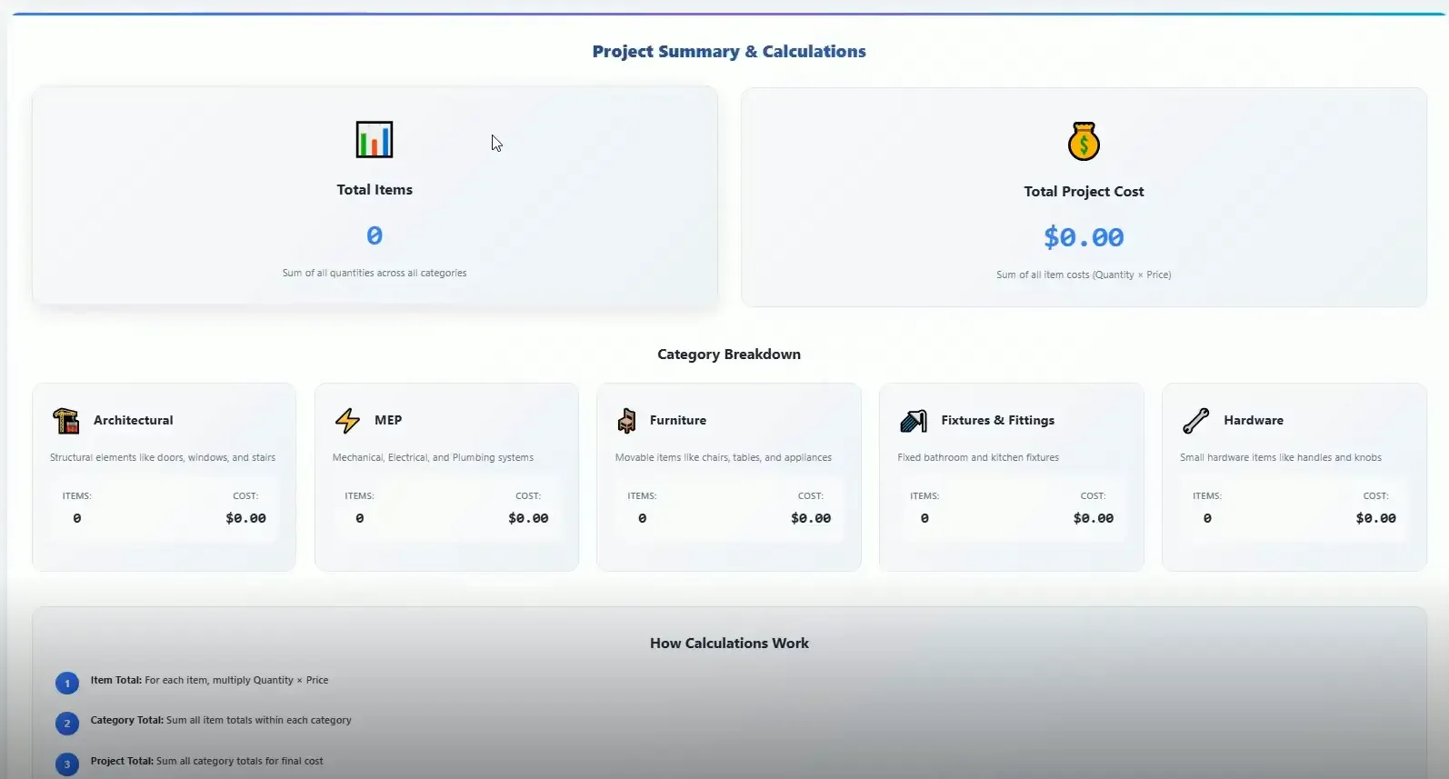 AI Powered Quantity Takeoff Desktop Application