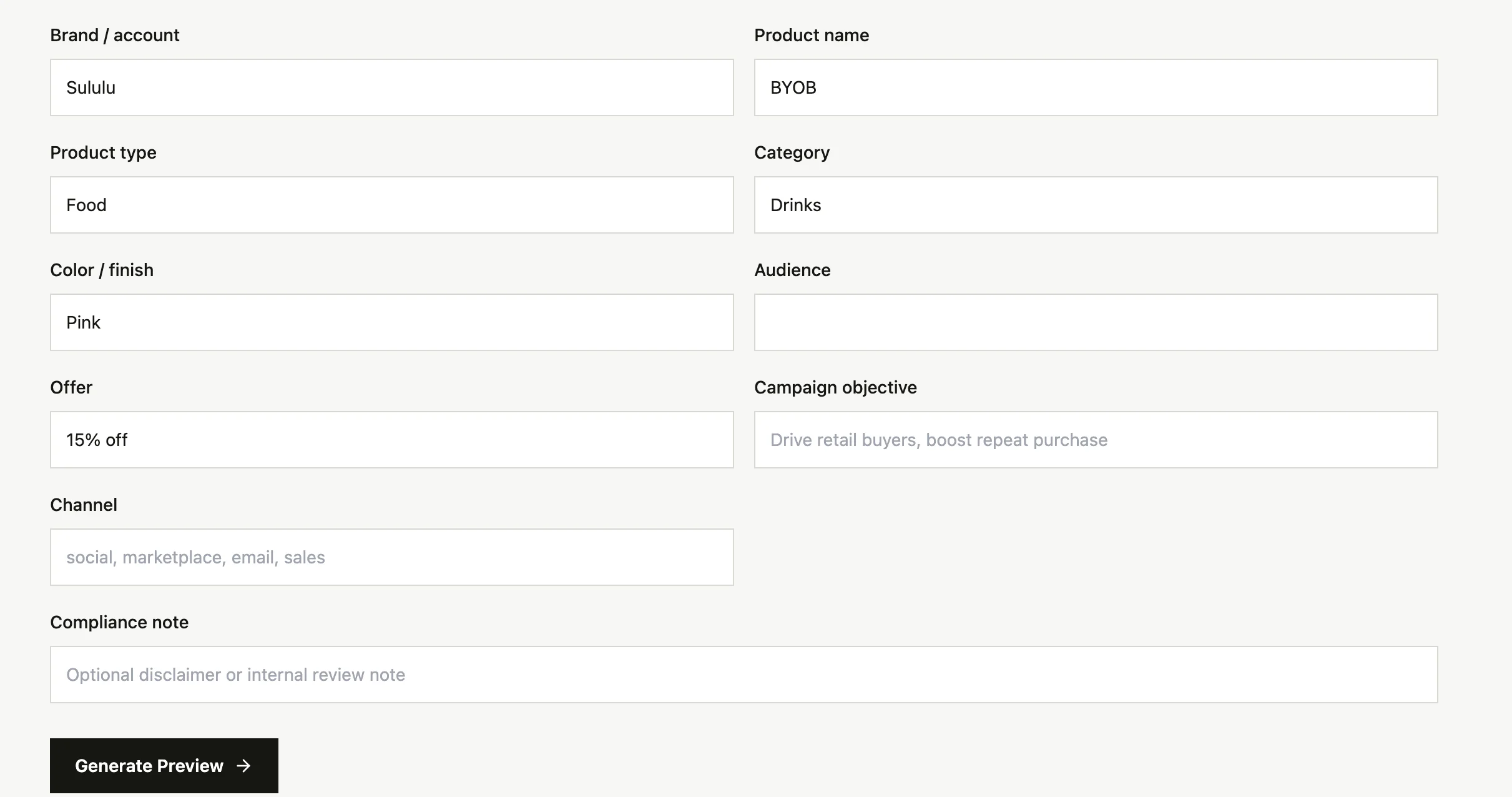 Vision AI Product Analysis for Automated Creative Briefing