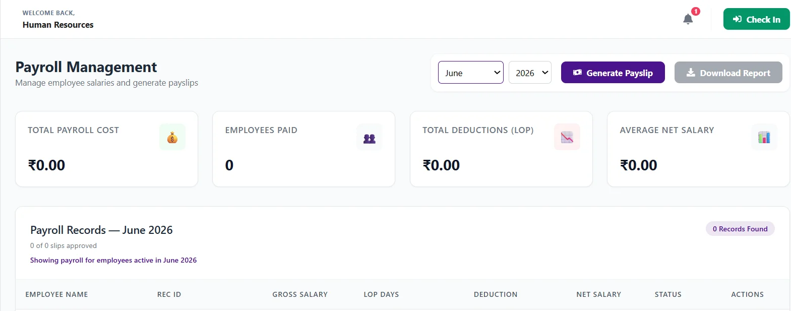 Payroll Synthesis and Locked PDF Payslip Generation