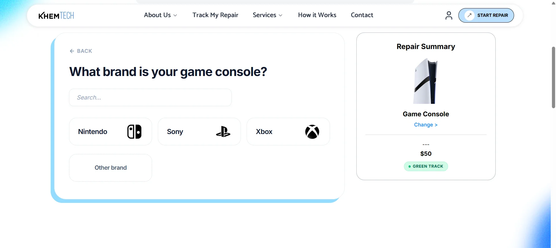 Repair business analytics dashboard