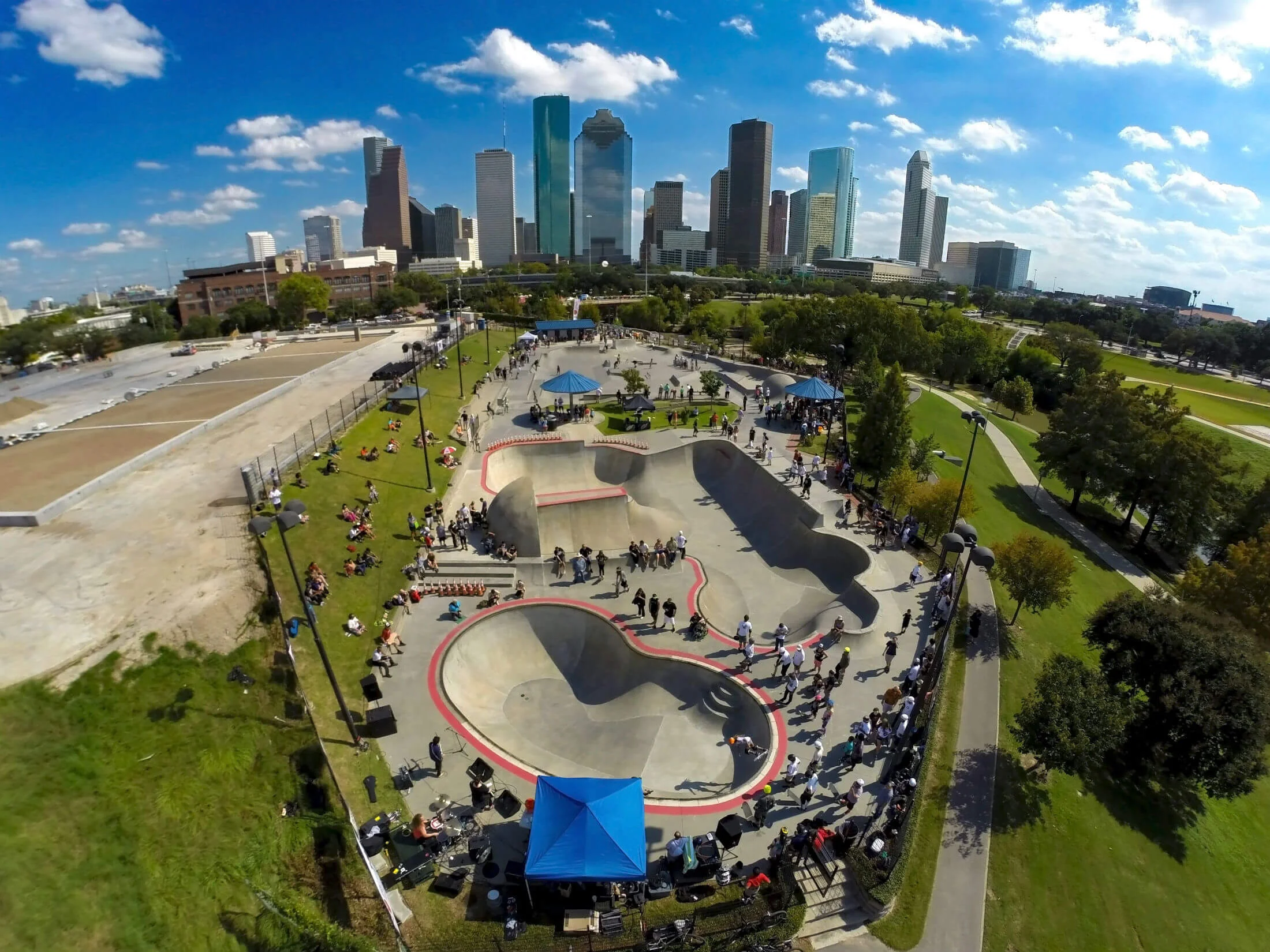 Houston skyline, Akoode ecommerce development in Houston